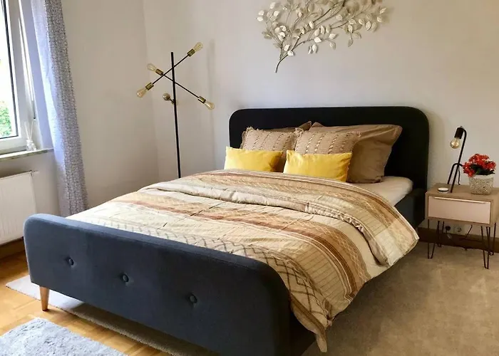 Homy Flat Near Basf/Free Parking/Netflix/Wifi Daire